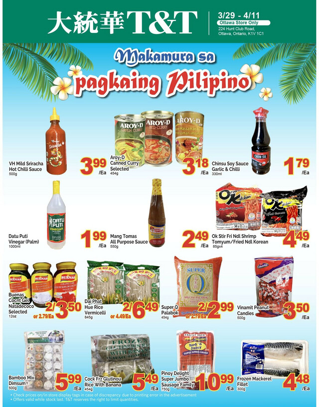 T&T Supermarket Flyer from 04/05/2024