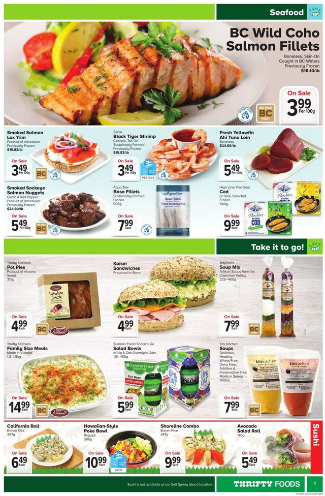 Thrifty Foods Flyer from 01/09/2020