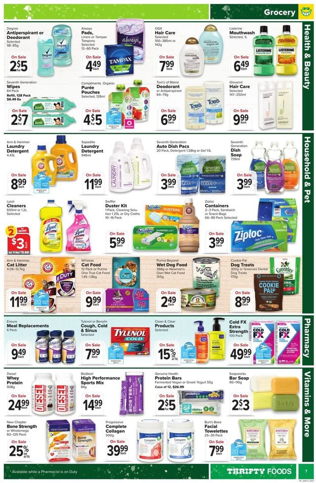 Thrifty Foods Flyer from 08/20/2020