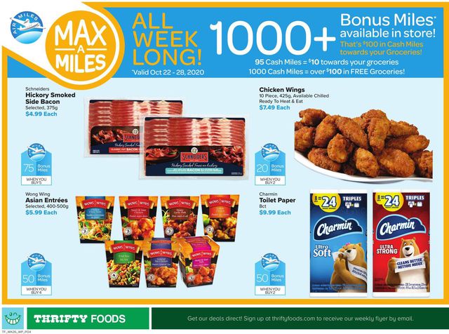 Thrifty Foods Flyer from 10/22/2020