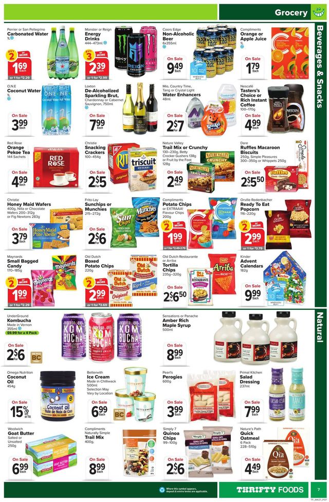 Thrifty Foods Flyer from 10/29/2020