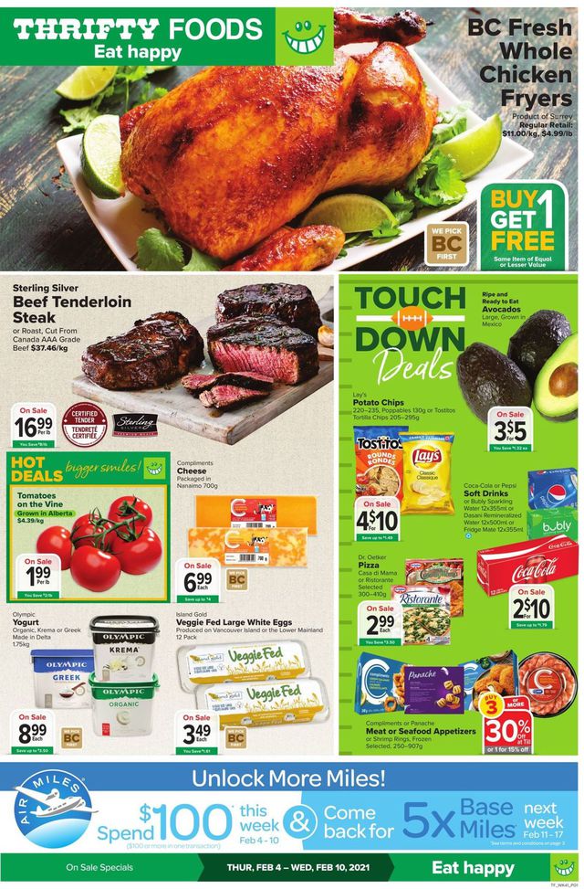 Thrifty Foods Flyer from 02/04/2021