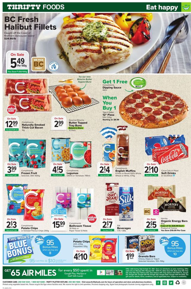 Thrifty Foods Flyer from 09/16/2021