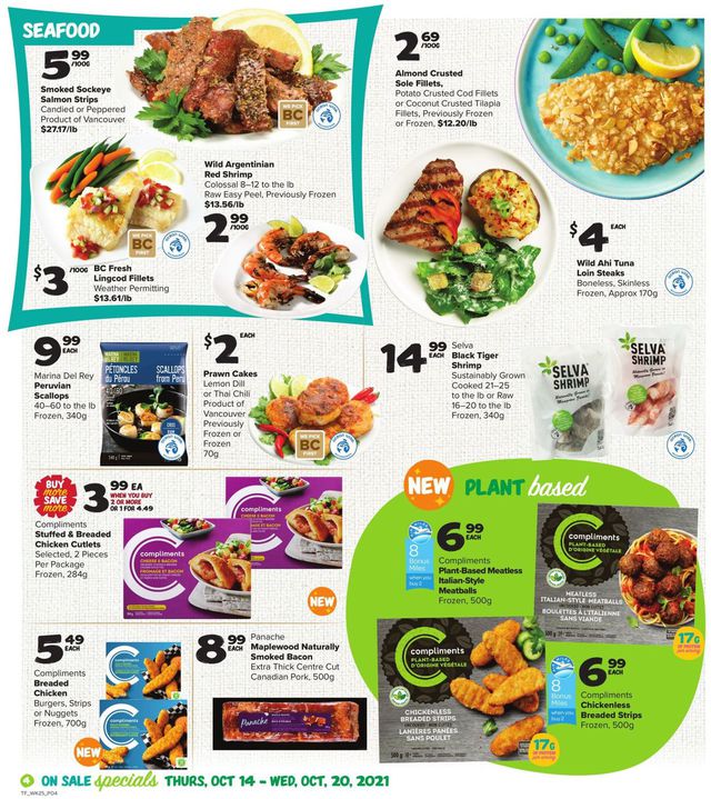 Thrifty Foods Flyer from 10/14/2021