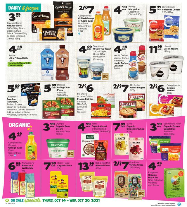 Thrifty Foods Flyer from 10/14/2021