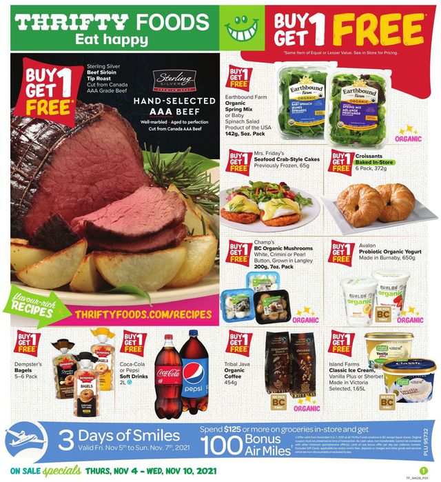 Thrifty Foods Flyer from 11/04/2021