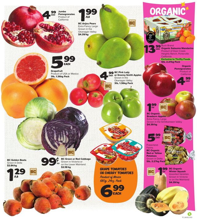 Thrifty Foods Flyer from 11/18/2021
