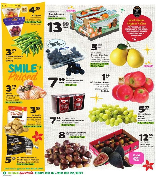 Thrifty Foods Flyer from 12/16/2021