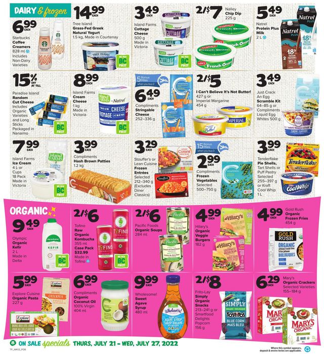 Thrifty Foods Flyer from 07/21/2022