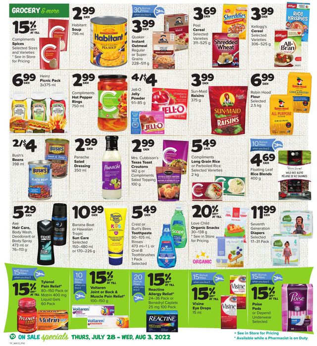 Thrifty Foods Flyer from 07/28/2022