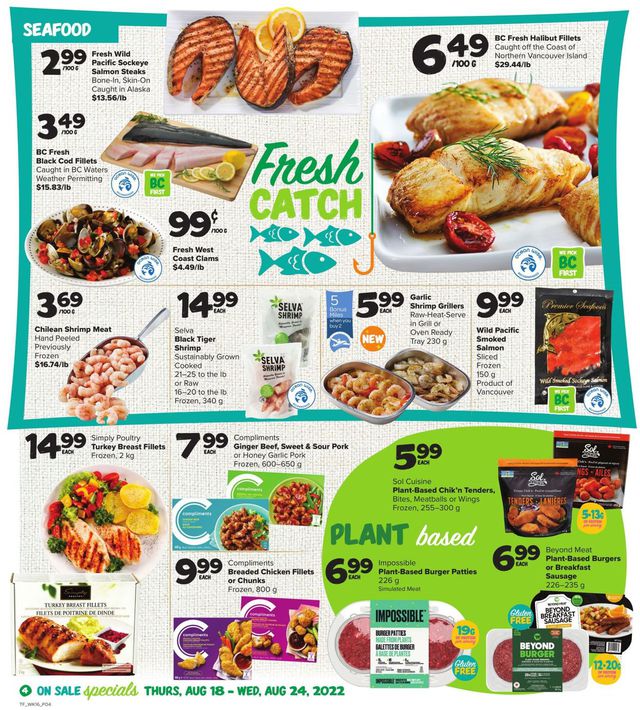 Thrifty Foods Flyer from 08/18/2022