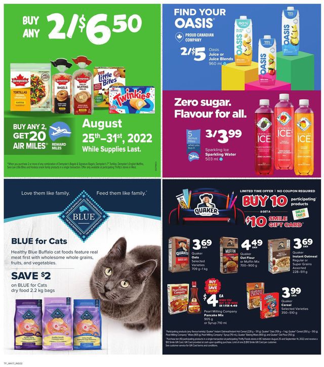 Thrifty Foods Flyer from 08/25/2022