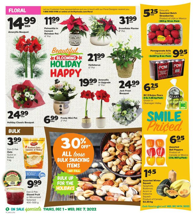 Thrifty Foods Flyer from 12/01/2022