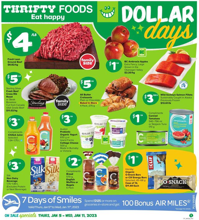 Thrifty Foods Flyer from 01/05/2023