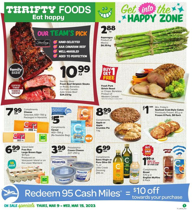 Thrifty Foods Flyer from 03/09/2023