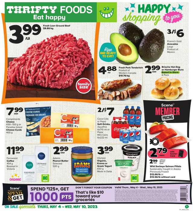 Thrifty Foods Flyer from 05/04/2023