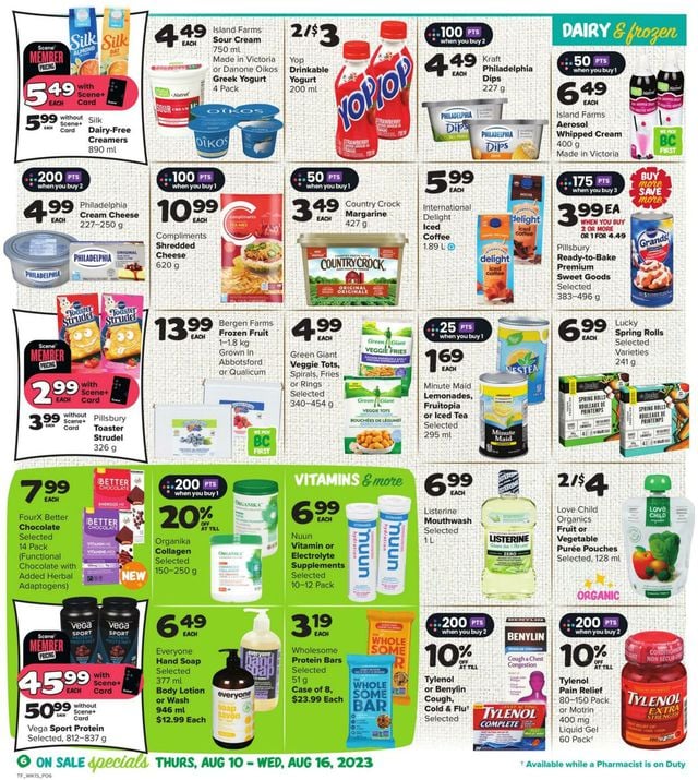 Thrifty Foods Flyer from 08/10/2023