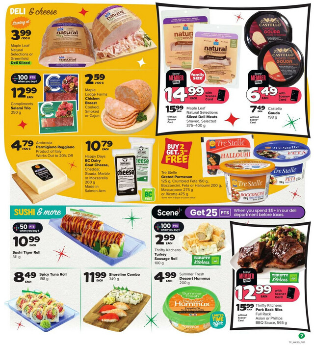 Thrifty Foods Flyer from 11/23/2023