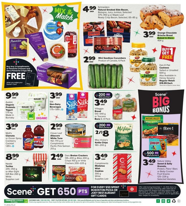 Thrifty Foods Flyer from 12/07/2023