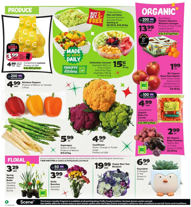 Thrifty Foods Flyer from 12/28/2023