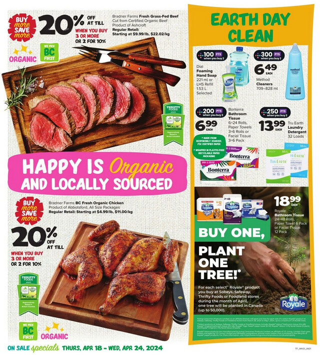 Thrifty Foods Flyer from 04/18/2024