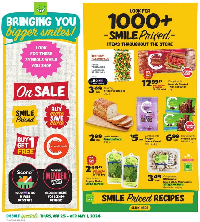 Thrifty Foods Flyer from 04/25/2024
