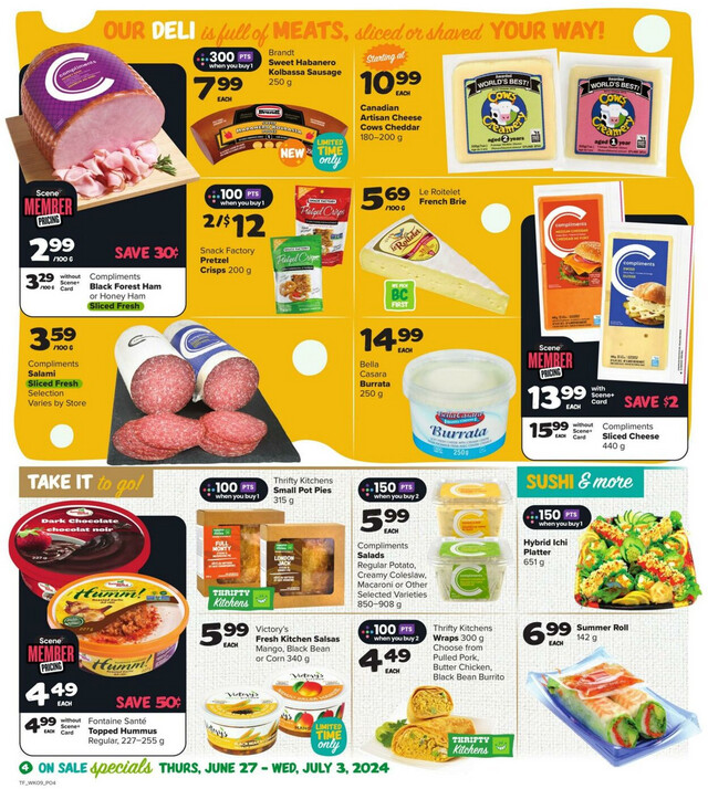 Thrifty Foods Flyer from 06/27/2024