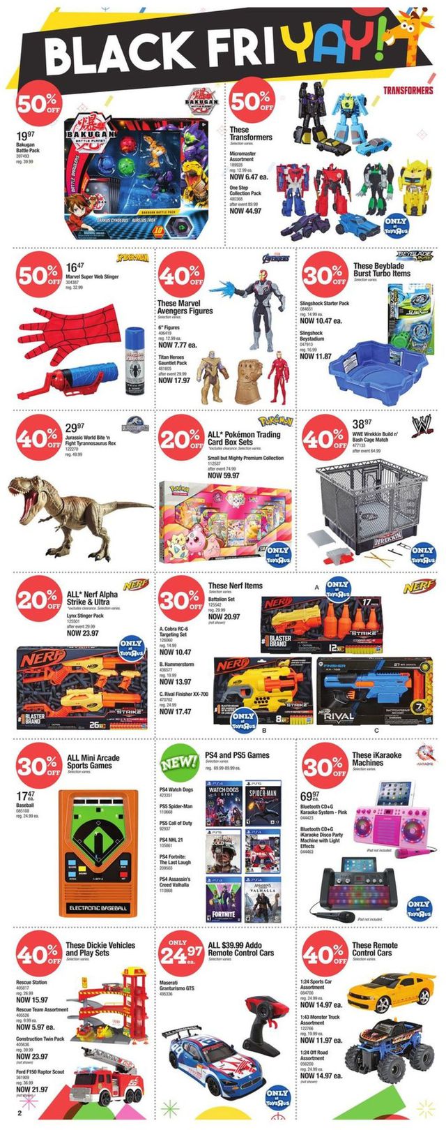 Toys''R''Us Flyer from 11/19/2020