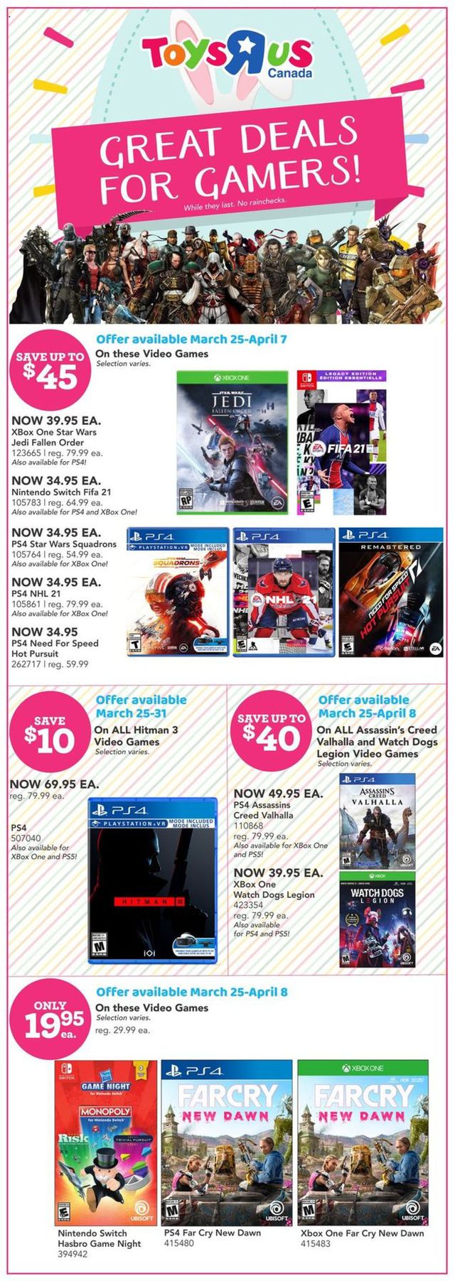 Toys''R''Us Flyer from 03/25/2021