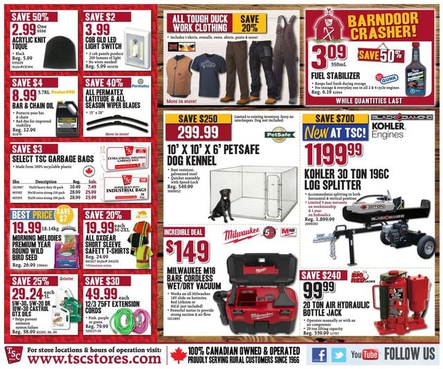 TSC Stores Flyer from 10/03/2019