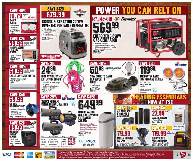 TSC Stores Flyer from 01/10/2020