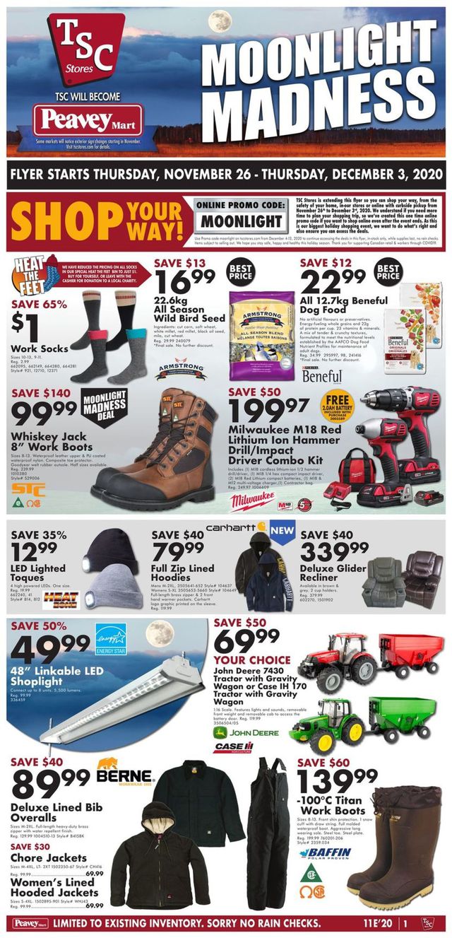 TSC Stores Flyer from 11/26/2020