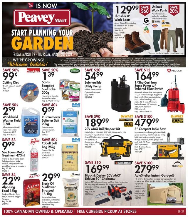 TSC Stores Flyer from 03/19/2021