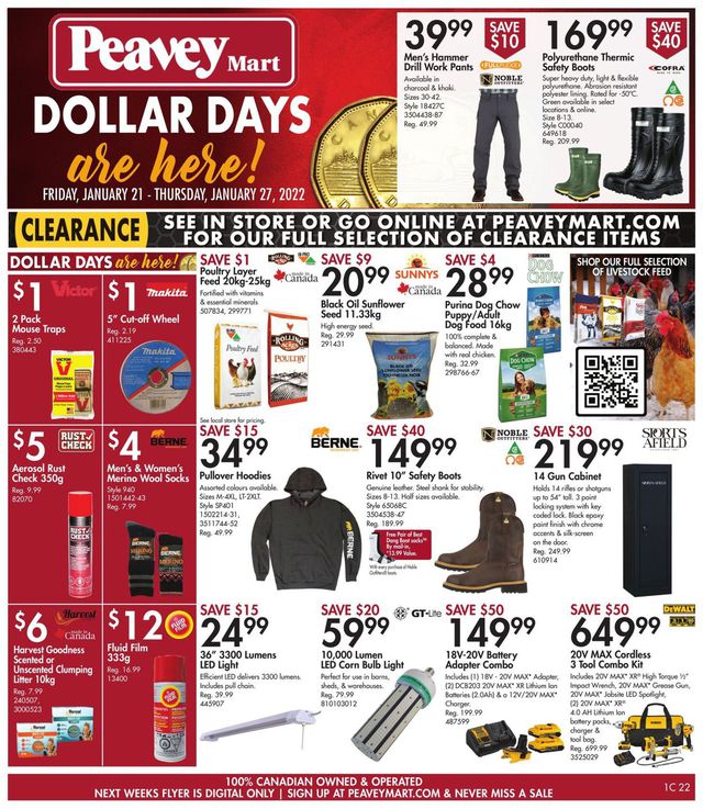 TSC Stores Flyer from 01/21/2022