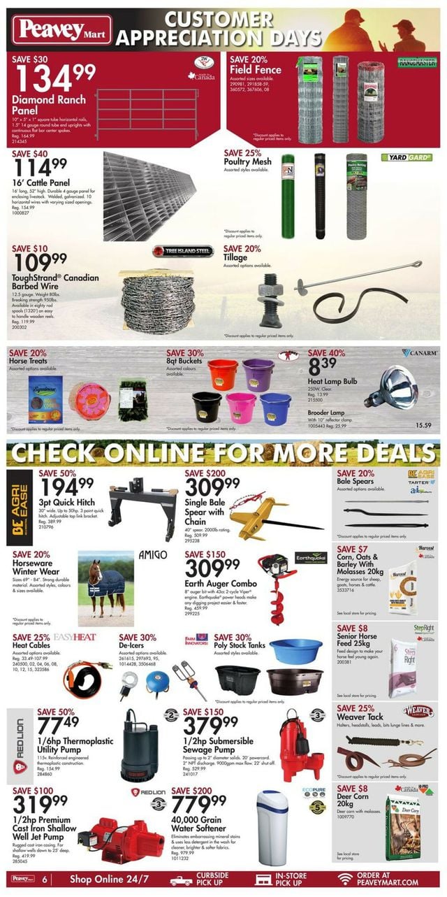 TSC Stores Flyer from 10/14/2022