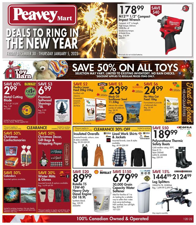 TSC Stores Flyer from 12/30/2022