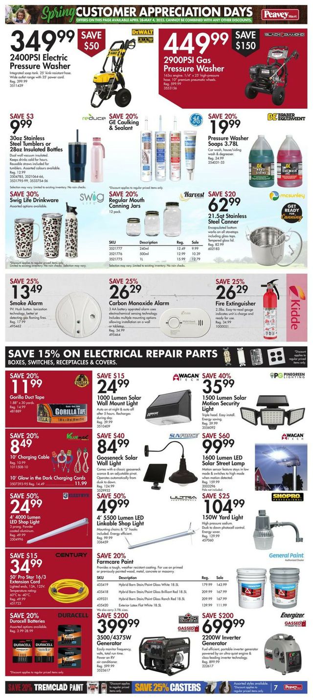 TSC Stores Flyer from 04/28/2023