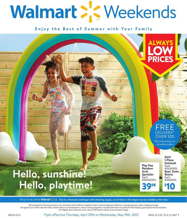 Walmart Flyer from 04/29/2021