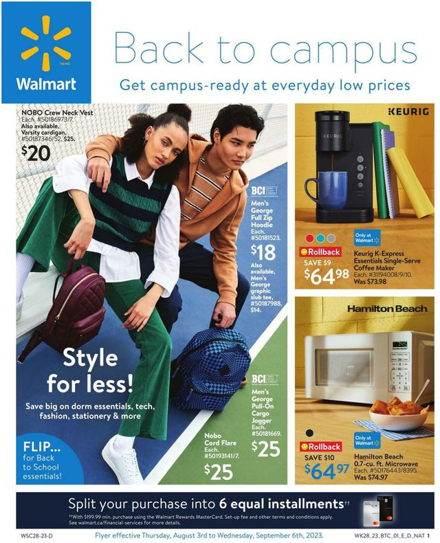 Walmart Flyer from 08/03/2023