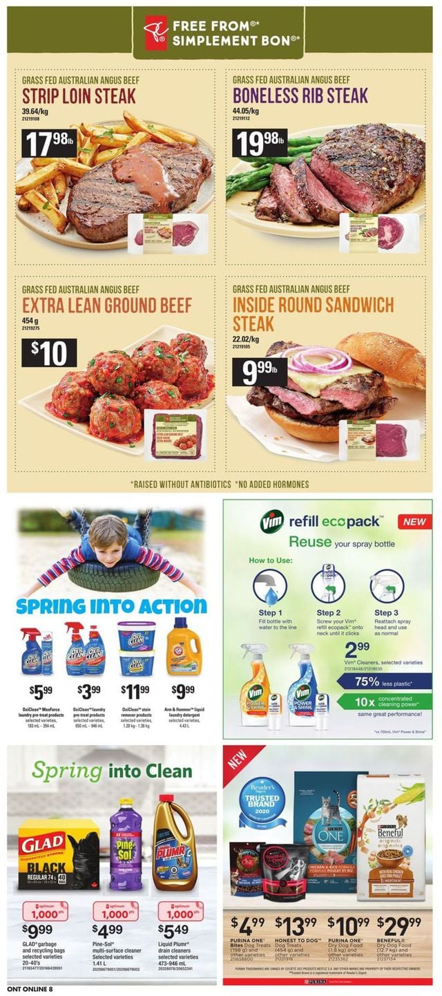Zehrs Flyer from 04/23/2020