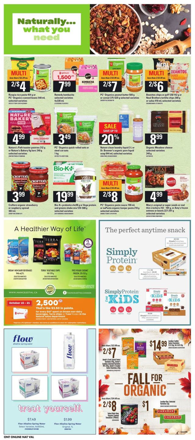 Zehrs Flyer from 10/15/2020