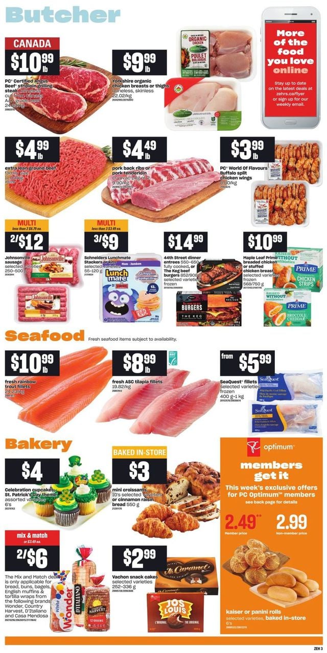 Zehrs Flyer from 03/11/2021