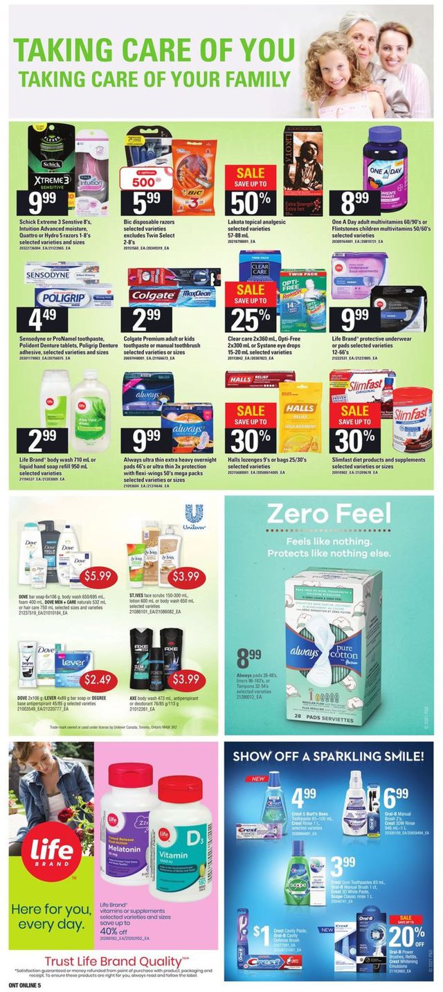 Zehrs Flyer from 10/07/2021