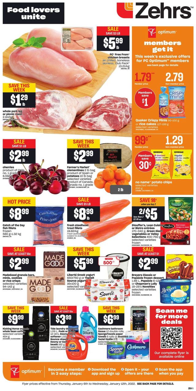 Zehrs Flyer from 01/06/2022