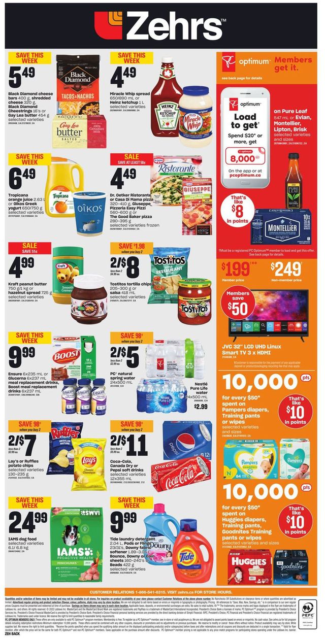 Zehrs Flyer from 07/21/2022