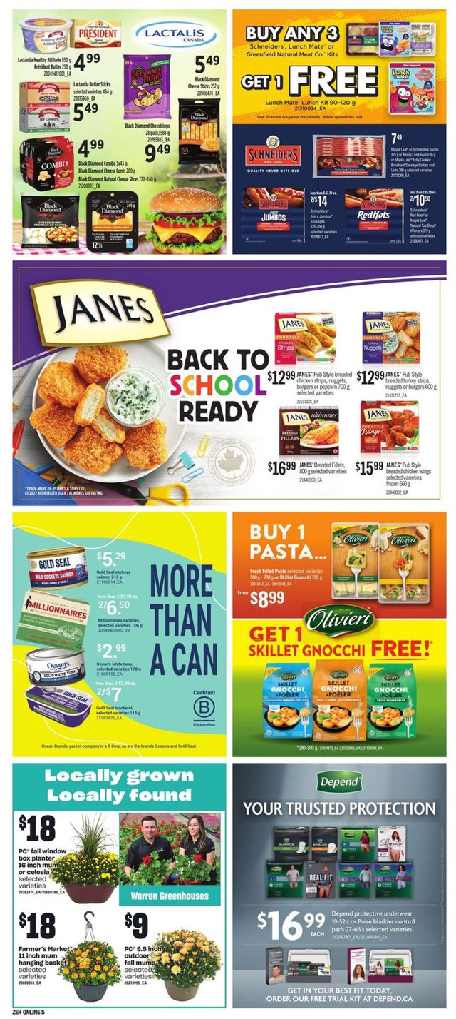 Zehrs Flyer from 08/25/2022