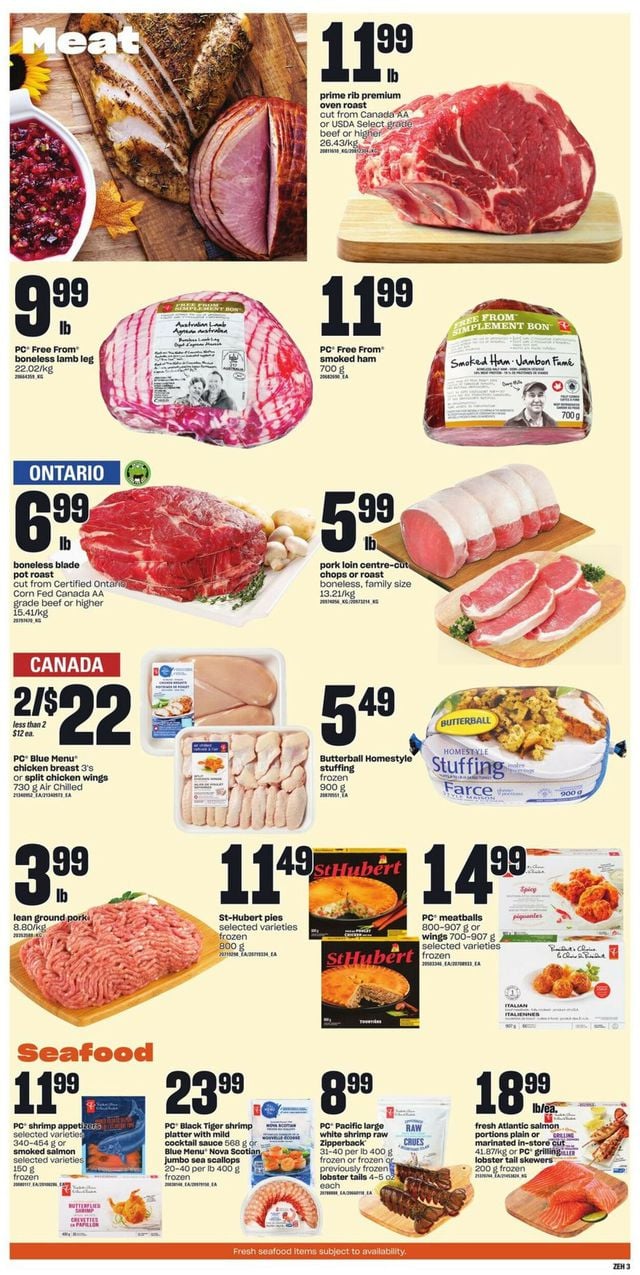 Zehrs Flyer from 09/29/2022