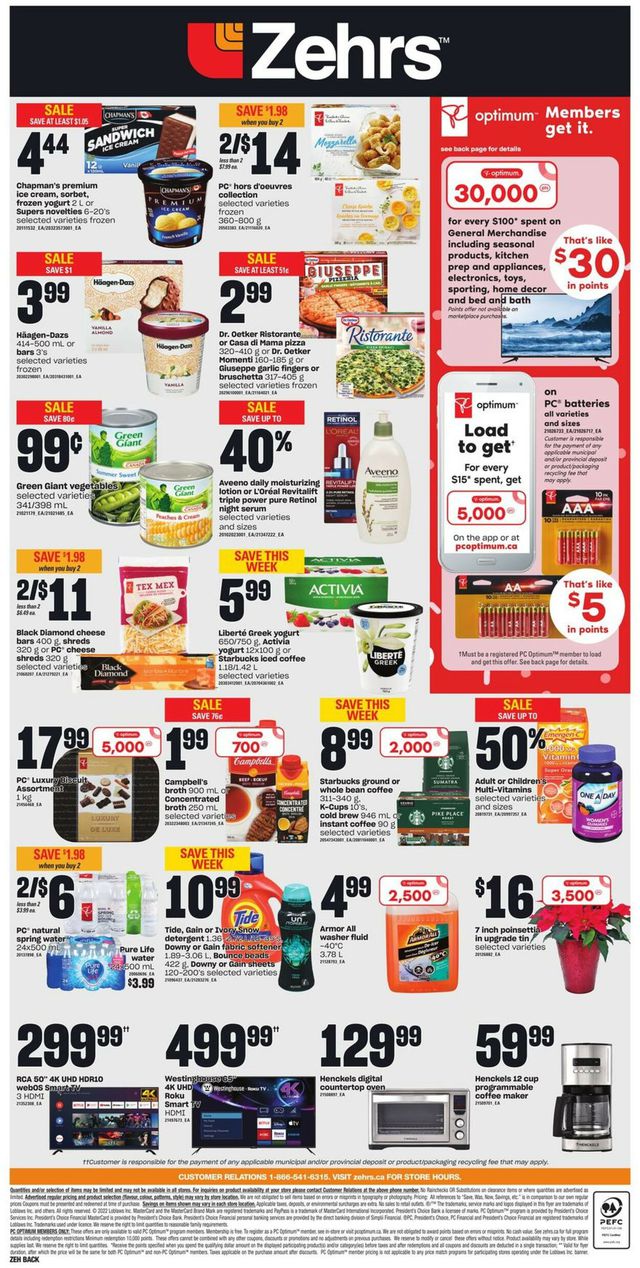 Zehrs Flyer from 12/08/2022