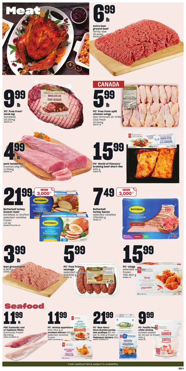 Zehrs Flyer from 12/22/2022