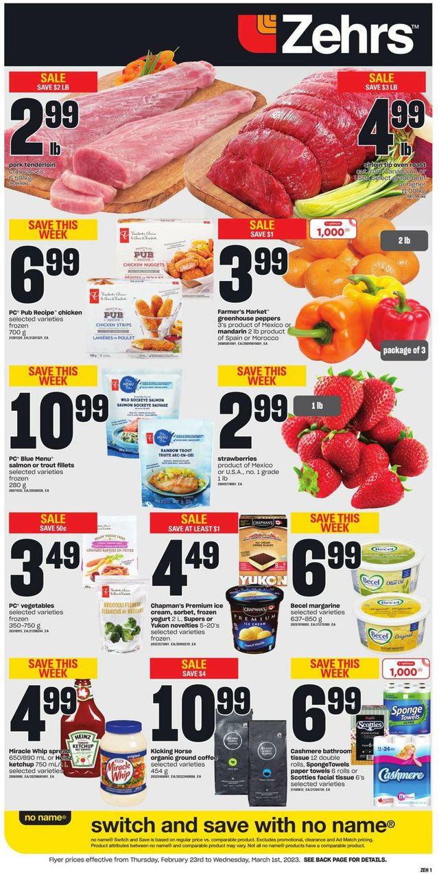 Zehrs Flyer from 02/23/2023